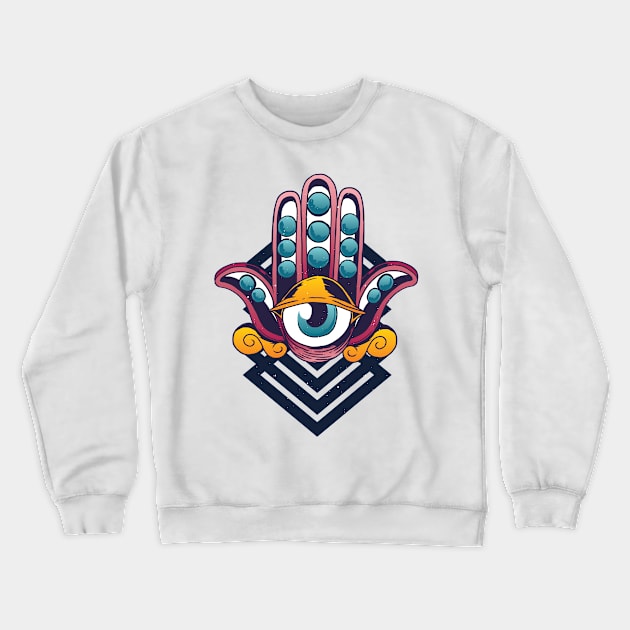 Khamsa Crewneck Sweatshirt by MajorCompany